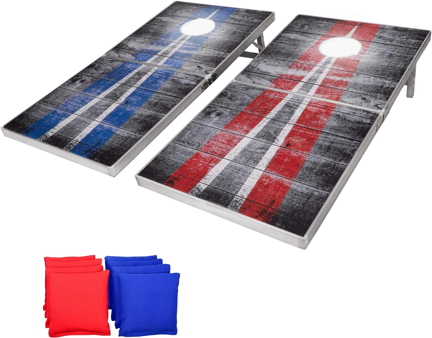 GoSports Classic Regulation Size Cornhole Set - Includes 8 Bean Bags & Rules