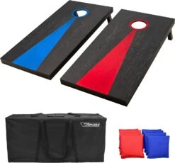 GoSports 4 Ft X 2 Ft Regulation Size Premium Wood Cornhole Set