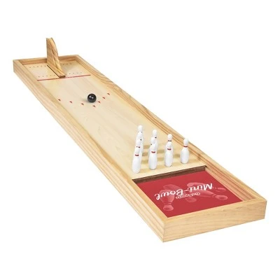 GoSports Mini Wooden Tabletop Bowling Game Set