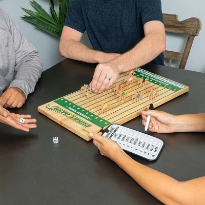 GoSports Derby Dash Horse Race Game Set - Tabletop Horse Racing With 2 Dice And Dry Erase Scoreboard