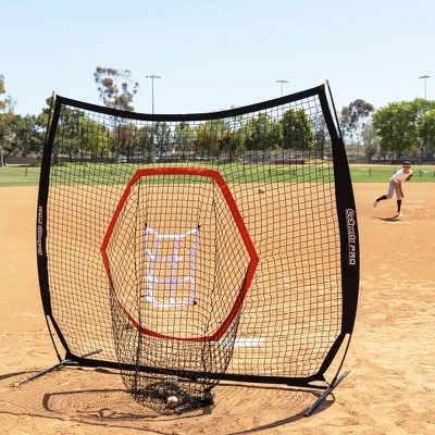 GoSports 7 Ft X 7 Ft PRO Baseball & Softball Practice Hitting & Pitching Net