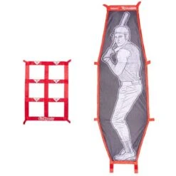 GoSports Baseball & Softball Pitching Kit - Practice Accuracy Training With Strike Zone & XTRAMAN Dummy Batter