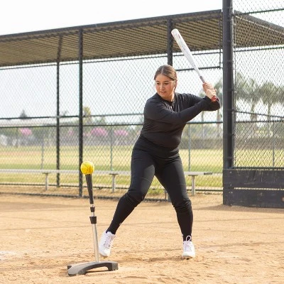 GoSports Baseball & Softball Pro Batting Tee With Heavy-Duty Tripod Base Design And Adjustable Height