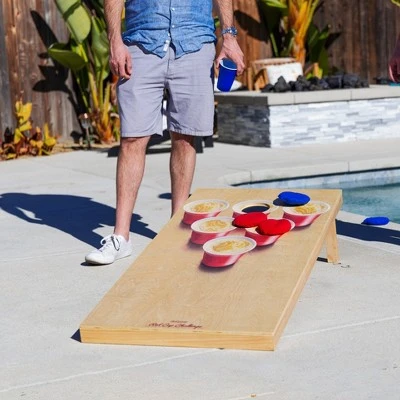 GoSports Beer Pong Cornhole Game - Includes 2 Boards, 8 Bean Bags And Carrying Case - Image 5