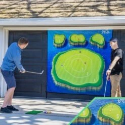 GoSports Chip N' Stick Golf Islands Chipping Game With Golf Balls - 15pc