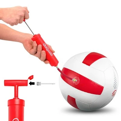 GoSports Pro Series Outdoor Beach Volleyball 6 Pack - Regulation Size & Weight With Air Pump & Portable Mesh Bag - Image 4