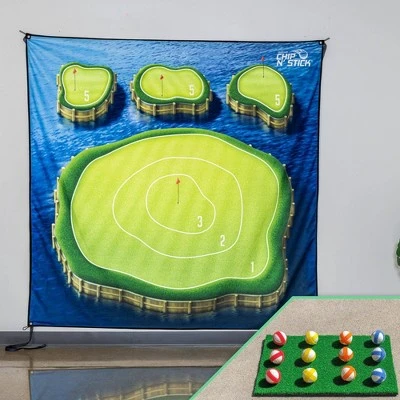 GoSports Chip N' Stick Golf Islands Chipping Game With Golf Balls - 15pc - Image 2