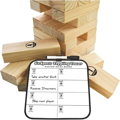 GoSports Giant Toppling Tower Tabletop Sports Game With Bonus Rules - Image 4