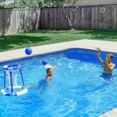 GoSports Splash Hoop 360 Floating Pool Basketball Game - Blue - Image 4
