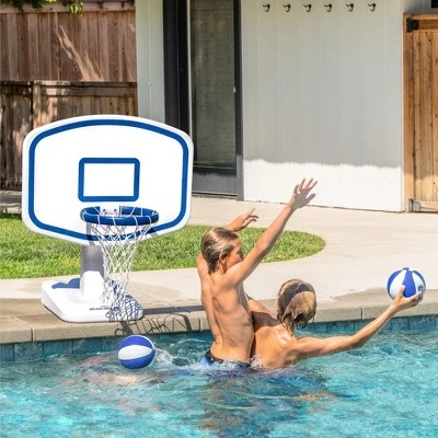 GoSports Splash Hoop PRO Swimming Pool Basketball Game - White