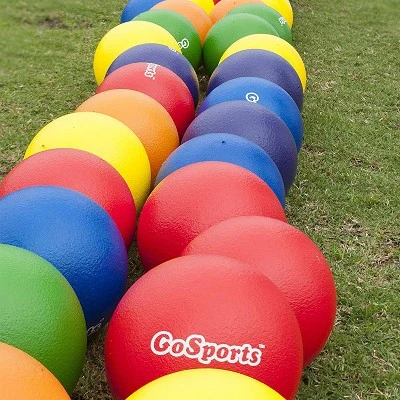 GoSports Soft Skin Foam Playground Dodgeballs - 6 Pack For Kids (6 Inch)