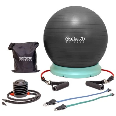 GoSports Fitness Hub 360 Set - Includes Fitness Ball, Ball Base And Resistance Bands - Compatible For Gym, Home Or Office Workouts - Image 8
