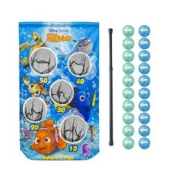 GoSports Disney Pixar Finding Nemo Bubble Toss Doorway Game - 22pc