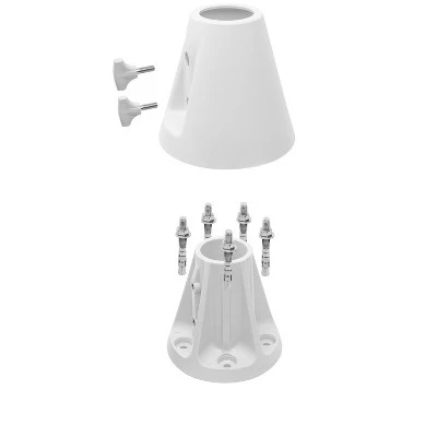 GoSports Deck-Mounted Splash Net ELITE Inground Pool Volleyball Game - Permanent Deck Mounted For Inground Pools - Image 5