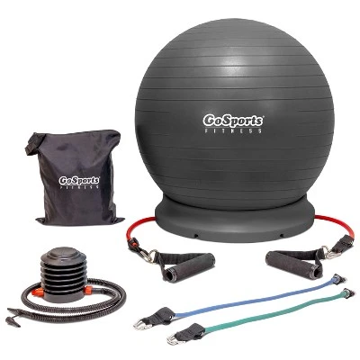 GoSports Fitness Hub 360 Set - Includes Fitness Ball, Ball Base And Resistance Bands - Compatible For Gym, Home Or Office Workouts - Image 6