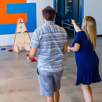 GoSports Top Shelf Toss Vertical Cornhole Game - Bean Bag Toss With A Twist - Includes Tote Bag - Image 5