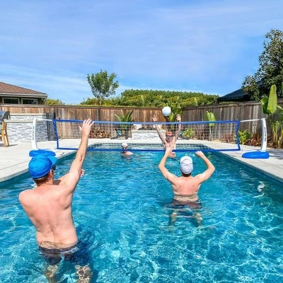 GoSports Splash Net PRO Pool Volleyball Net With 2 Water Volleyballs And Pump - Image 4